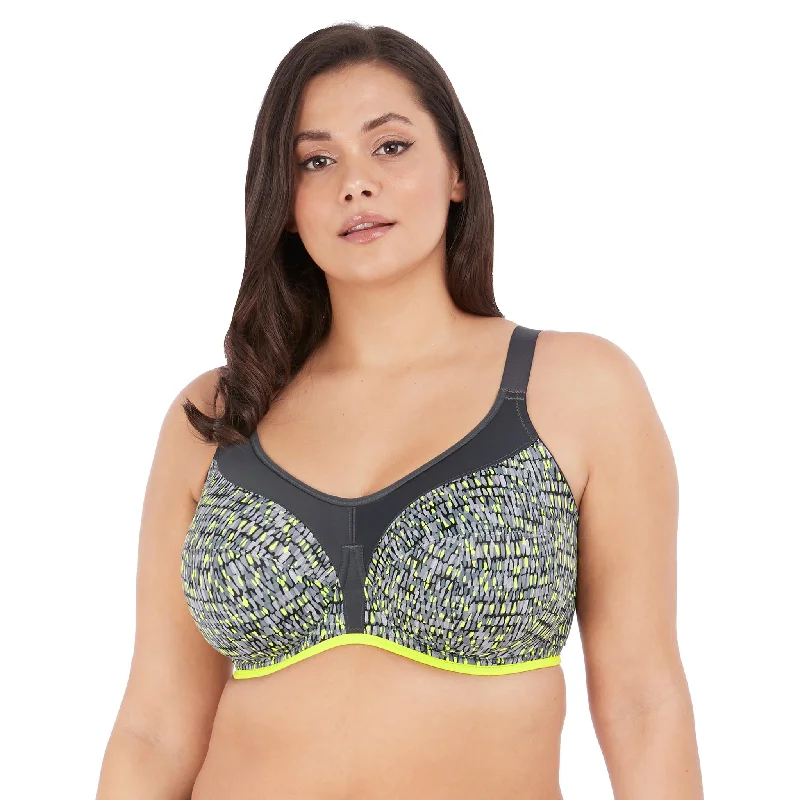 Energise Lime Twist UW Sports Bra by Elomi