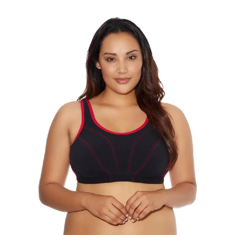 Goddess Sport Black Soft Cup Sports Bra