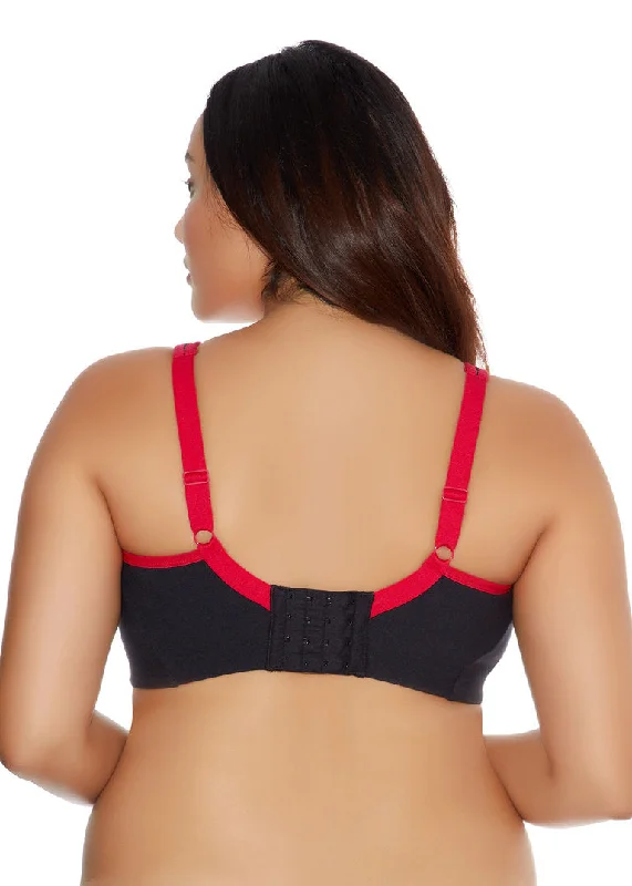 Goddess Sport Black Soft Cup Sports Bra