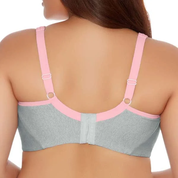 Goddess Wire-Free Soft Cup Sports Bra - Grey Marl