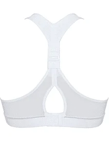 Impact Free Adjustable Sports Bra White