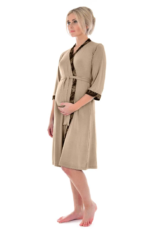 Indulgence Dressing Gown - Mink