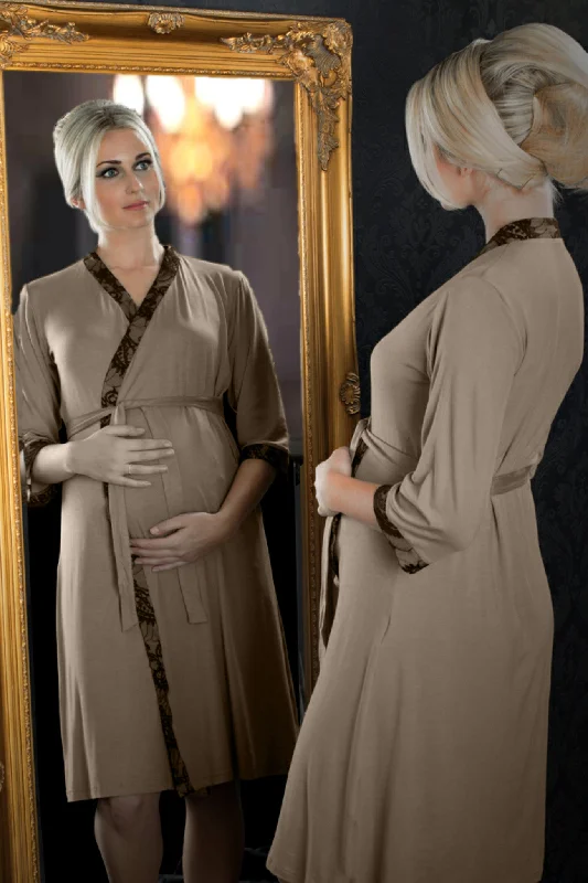 Indulgence Dressing Gown - Mink