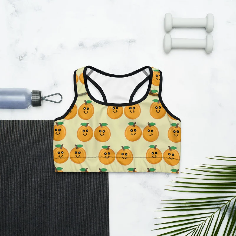 Oranges Sports Bra