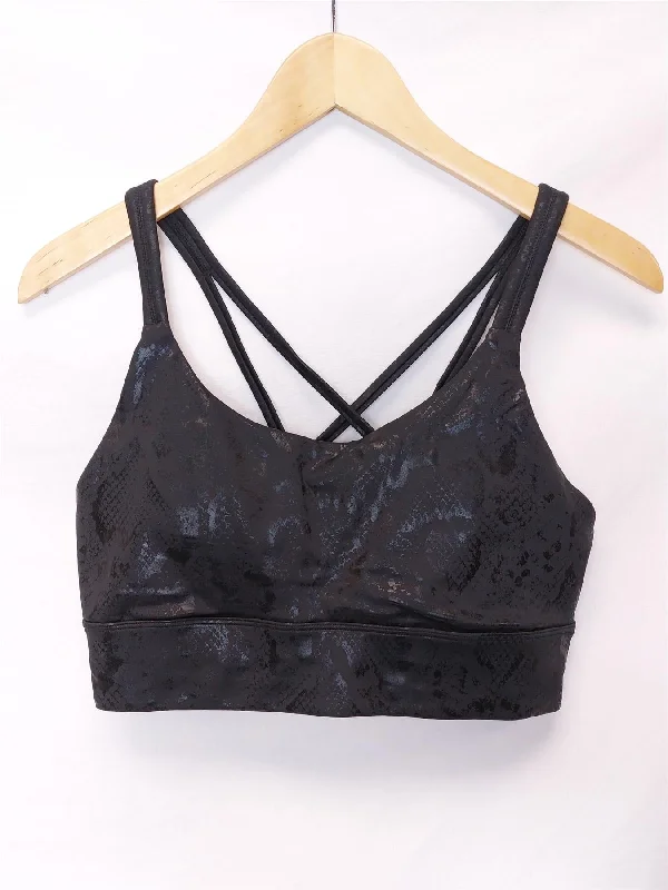 Yoga Top Sports Bra Marika/Zobha Animal Print Supersoft Padded Non-Wired Comfort